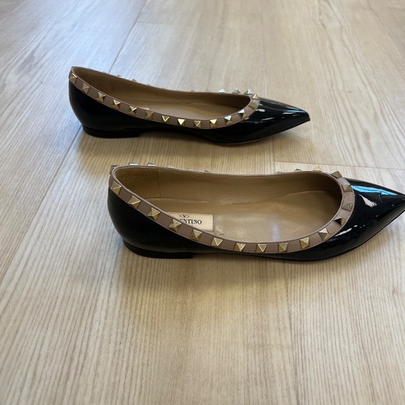 Valentino rockstud flats size 37 - Picture 4 of 6